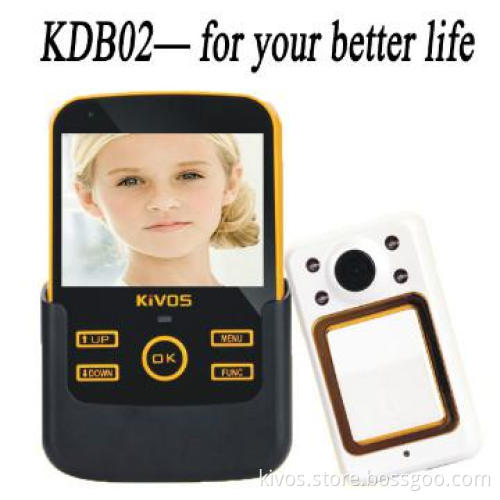 3.5 Inch Screen Night Vision Door Hole Doorbell Photo Doorbell